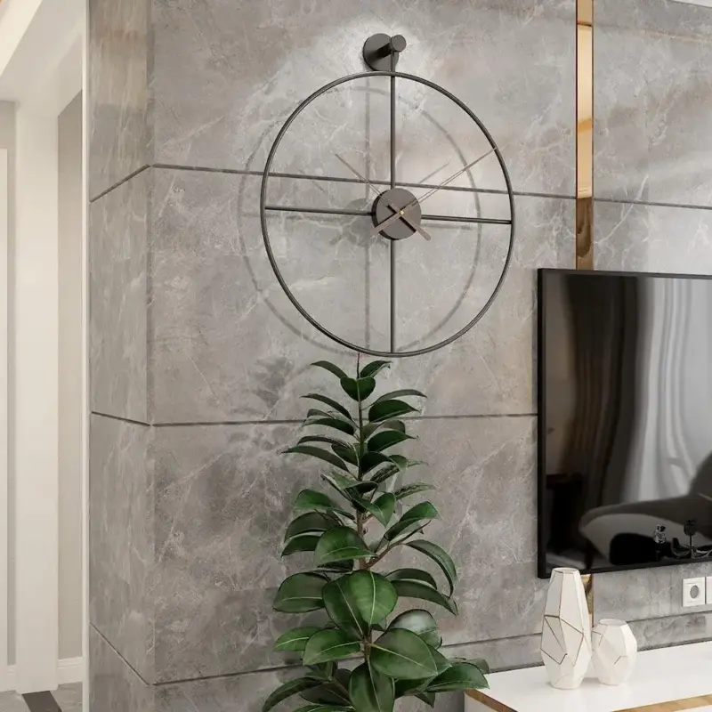 INSTA 3d Metal Wall Clock