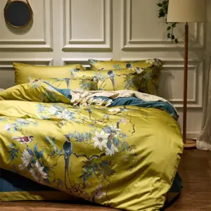 TRANQUILITY DUVET COVER & SHAMS EGYPTIAN COTTON 600TC