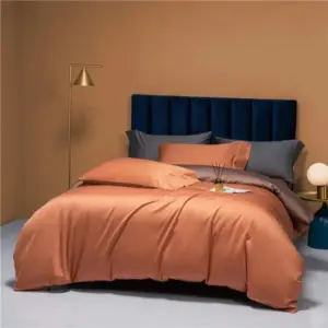 Prarie Orange Reversible – Duvet Cover Set made of Egyptian Cotton