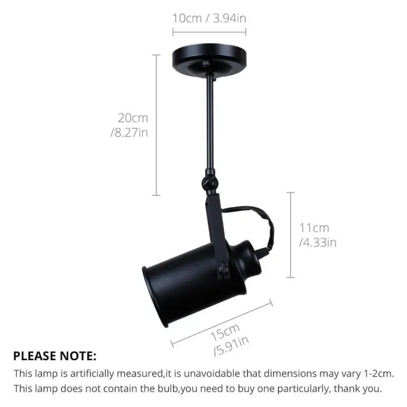 Industrial retail pendant hanging light
