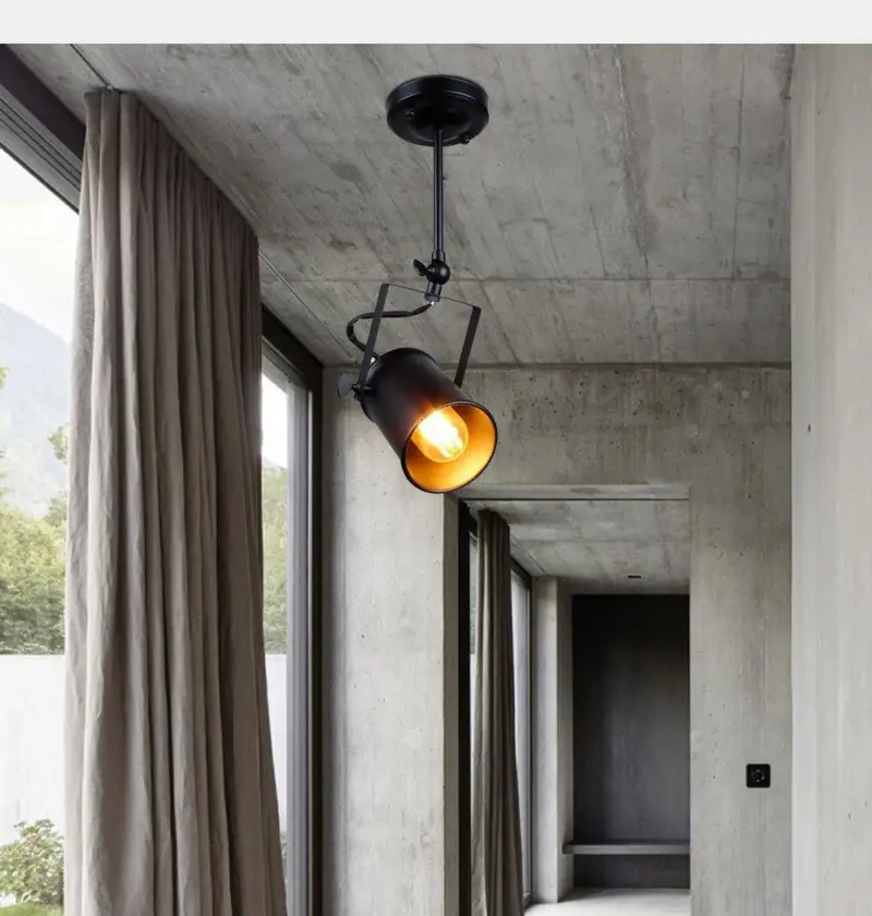 Industrial retail pendant hanging light