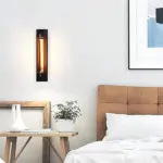 Industrial vintage wall lamp wandlampe industriestil schwarz xlumina