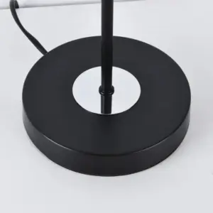 Industrial black metal table lamp - Peru