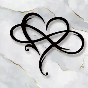 Wall Heart Decor - Infinitia - Symbol of Love - Everlasting Design