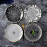 Iris plate mademoiselle home decor and furniture store