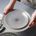 Iris plate mademoiselle home decor and furniture store