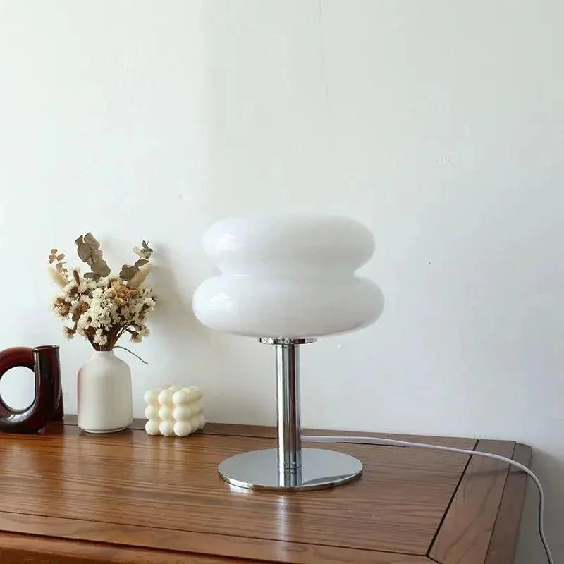 Italian Designer Mushroom Glass Egg Table Lamp 944121