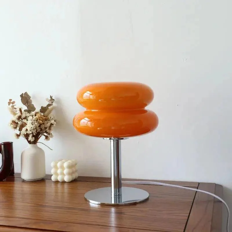 Italian Designer Mushroom Glass Egg Table Lamp 960095