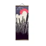 Japanese ukiyoe poster and prints home decoration hanging wood scroll