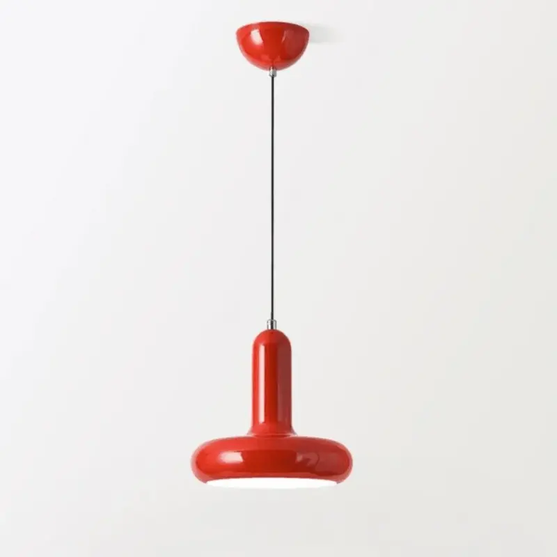 Jardioui 1 lampe 34 90 pcs rouge lampe led suspendue scandinave macaron elegance
