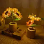 Jardioui a b veilleuse tournesol esthetique lumineuse