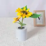 Jardioui a veilleuse tournesol esthetique lumineuse