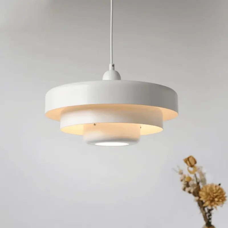 Jardioui blanc blanc froid suspension luminaire vintage led sophistiquee