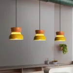 Jardioui suspension luminaire led coloree petit format