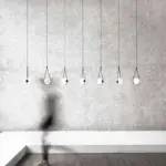 Keeper glass ball droop hanging lights