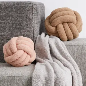 Knotted Ball Throw Pillow Cushion