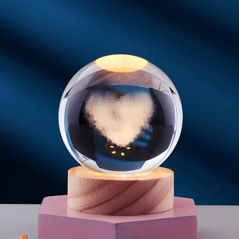 Kristall 3d nachtlicht led lampe dekorativ stimmungslampe wohnzimmer schlafzimmer xlumina2