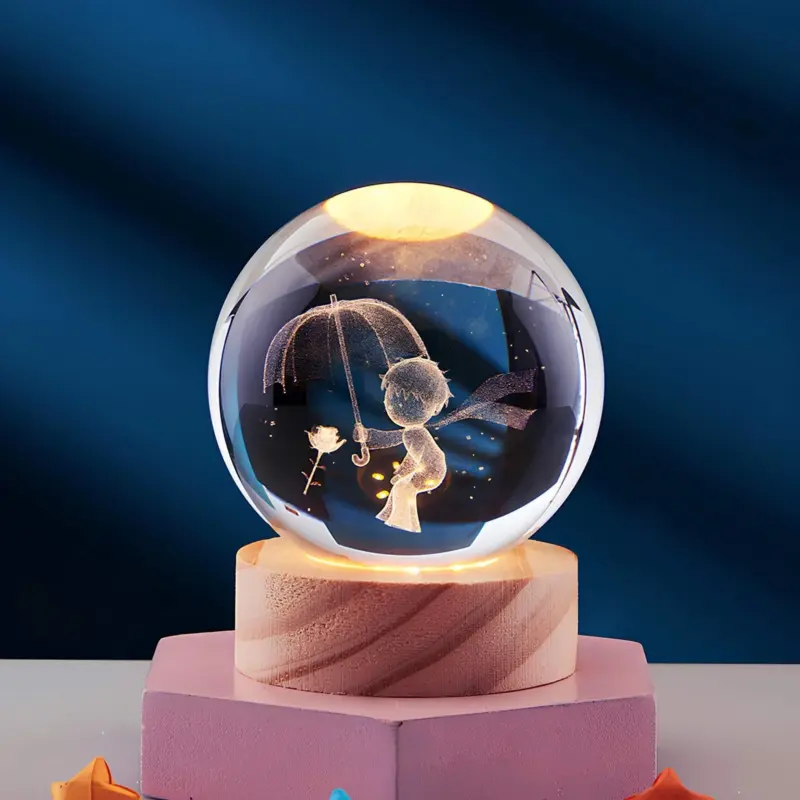 Kristall 3d nachtlicht led lampe dekorativ stimmungslampe wohnzimmer schlafzimmer xlumina5