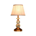 Kristallglow tischlampe facettengeschliffene kristallkugeln modern luxurios design xlumina11