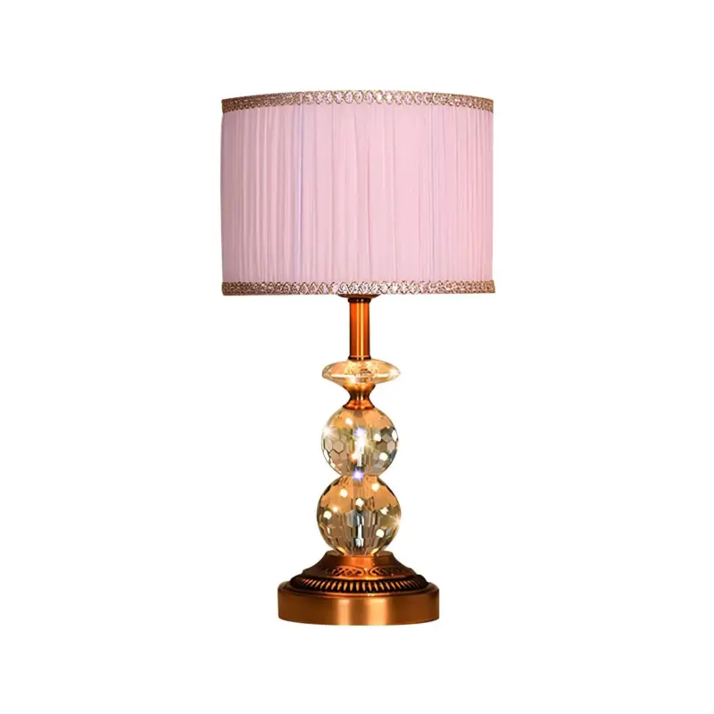 Kristallglow tischlampe facettengeschliffene kristallkugeln modern luxurios design xlumina5