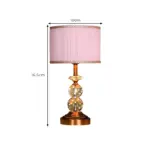 Kristallglow tischlampe facettengeschliffene kristallkugeln modern luxurios design xlumina6