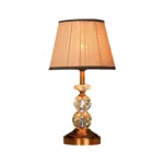 Kristallglow tischlampe facettengeschliffene kristallkugeln modern luxurios design xlumina8