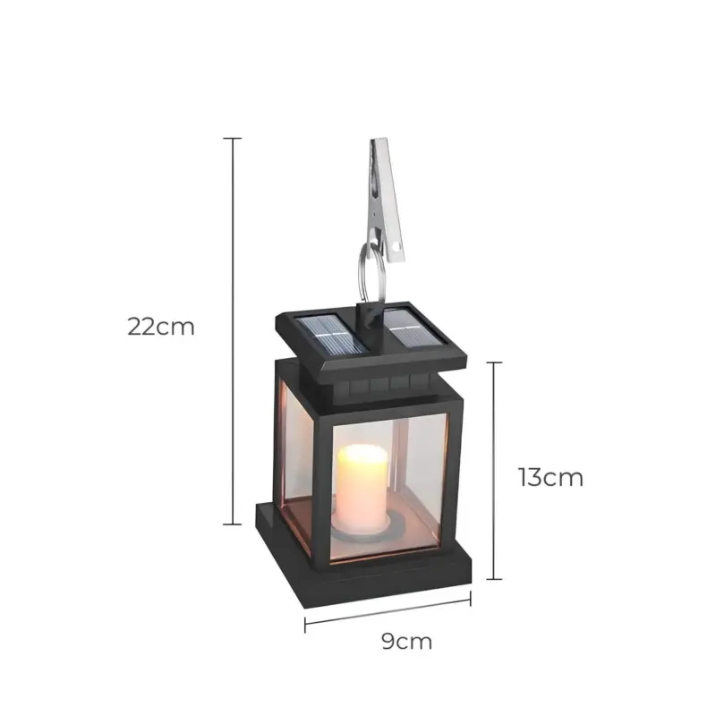 Lanternleaf led gartenAu enbeleuchtung schwarz 28cm xlumina6