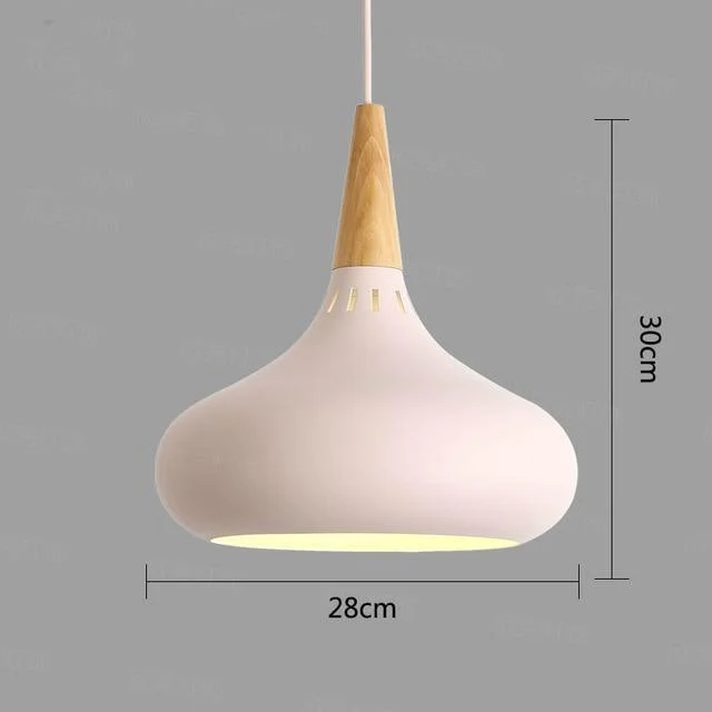 Led 11 Wide Aluminum Wood Pendant Lights 818455