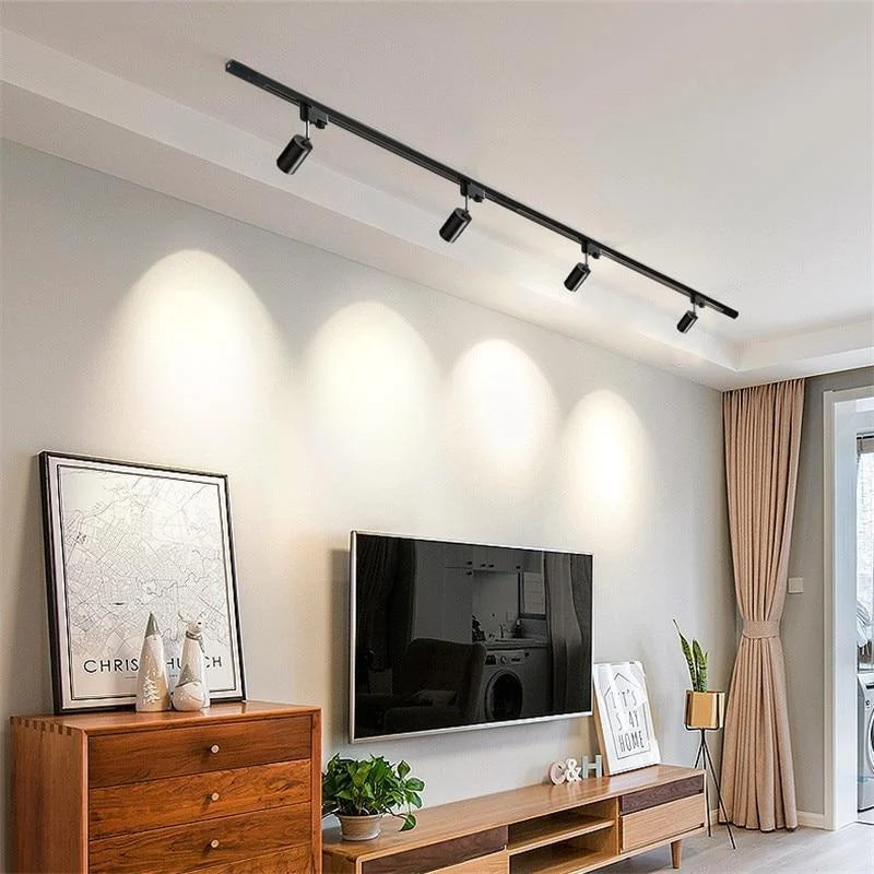 Led Aluminum Ceiling Track Lighting In Whiteblackbronze 436433