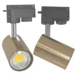 Led aluminum ceiling track lighting in whiteblackbronze