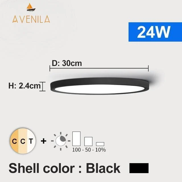 Led Dimmable Ceiling Light 12w 18w 24w 32w 220v With 3 Color Adjustable 148412