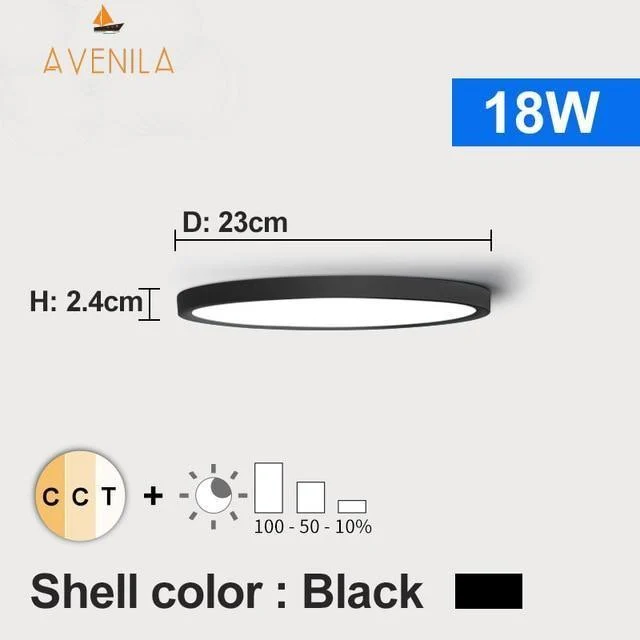 Led Dimmable Ceiling Light 12w 18w 24w 32w 220v With 3 Color Adjustable 385724