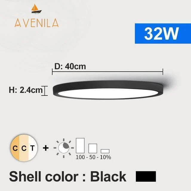 Led Dimmable Ceiling Light 12w 18w 24w 32w 220v With 3 Color Adjustable 607793