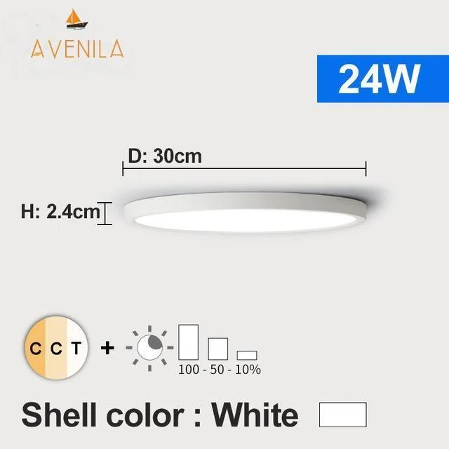 Led Dimmable Ceiling Light 12w 18w 24w 32w 220v With 3 Color Adjustable 821685