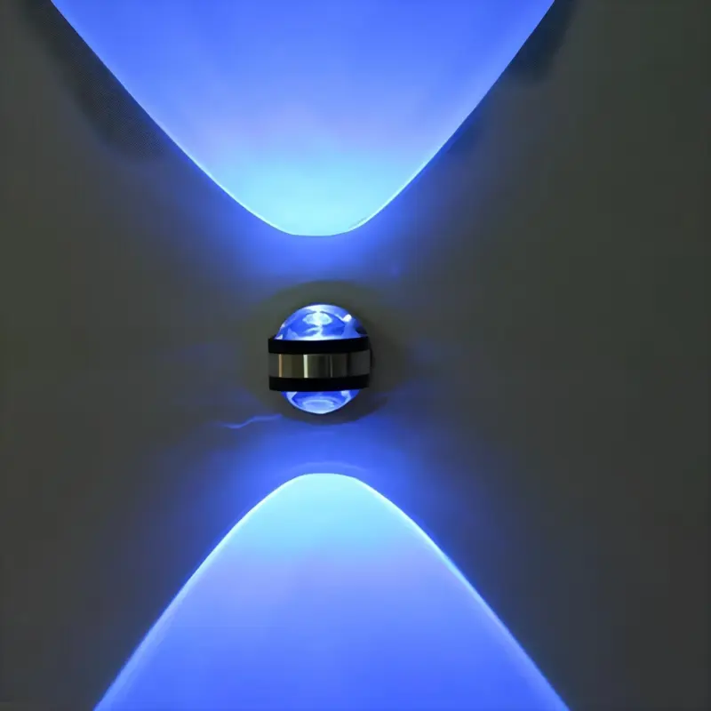Led kristall wandlampe 10W warmweiss elegant design installation xLumina