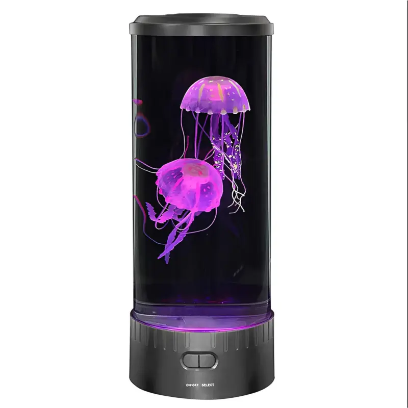 Led qualle lavalampe fuer kinder und erwachsene farbwechsel lichtshow 35cm 14cm 0.7kg xlumina4
