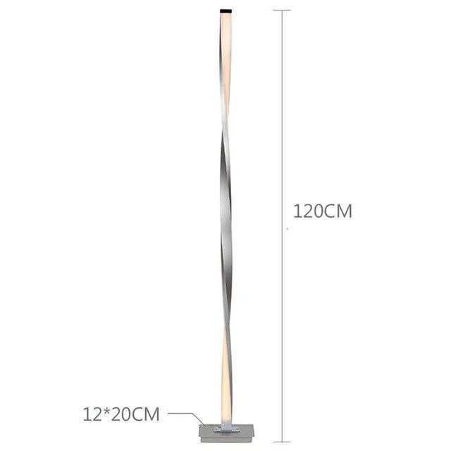 Led Skinny Curl Standing Floor Lamp 718112