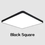 Led ultrathin black and white ceiling light