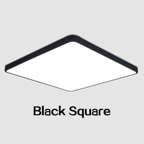 Led Ultrathin Black And White Ceiling Light 153037