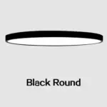 Led ultrathin black and white ceiling light
