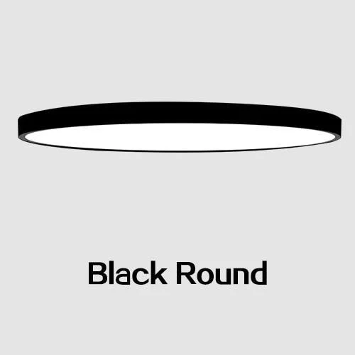 Led Ultrathin Black And White Ceiling Light 350217