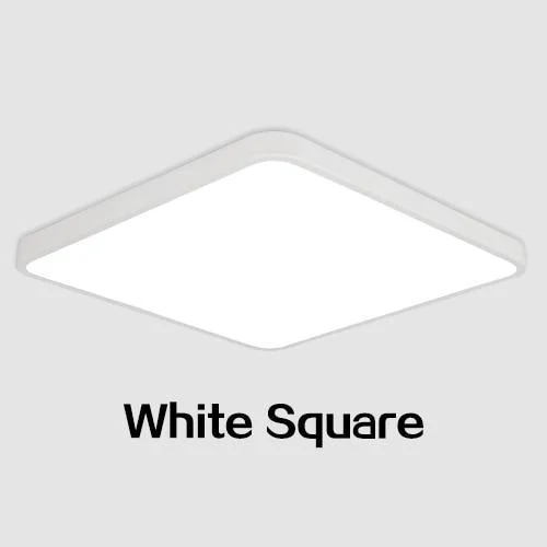 Led Ultrathin Black And White Ceiling Light 578048