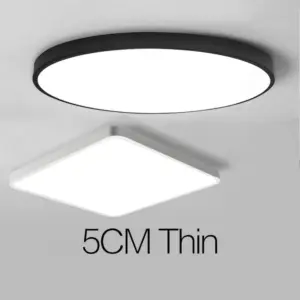 LED UltraThin Black and White Ceiling Light