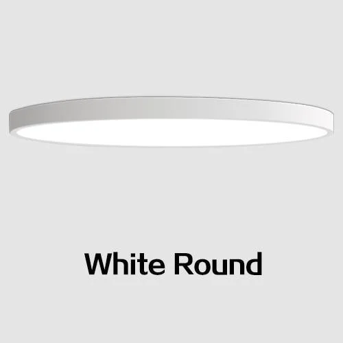 Led Ultrathin Black And White Ceiling Light 699778