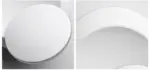 Led wall lamp 360 degree rotation adjustable bedside lights white black creative wall lamp