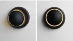 Led wall lamp 360 degree rotation adjustable bedside lights white black creative wall lamp