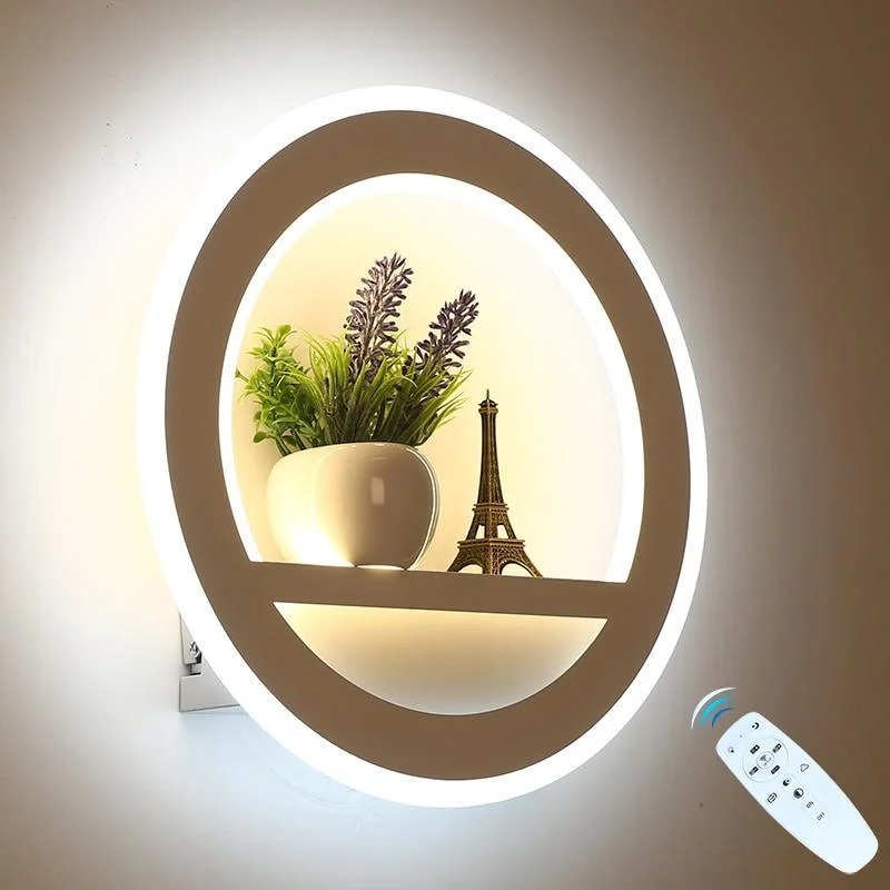 Led Wall Lamp Decoration With Dimmable Remote Control 517901