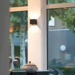 Led wuerfel wandlampe modern stilvoll 6W warmweiss aluminium energiesparend xLumina
