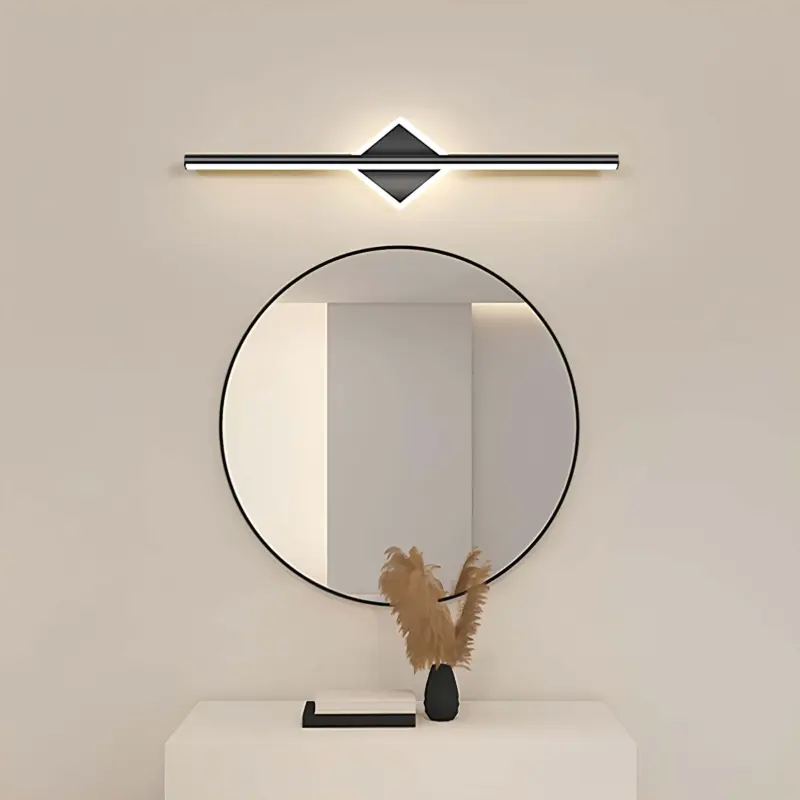 Leigh moderne led wandlampe schwarz gold metall silikon wohnzimmer schlafzimmer badezimmer beleuchtung xlumina6