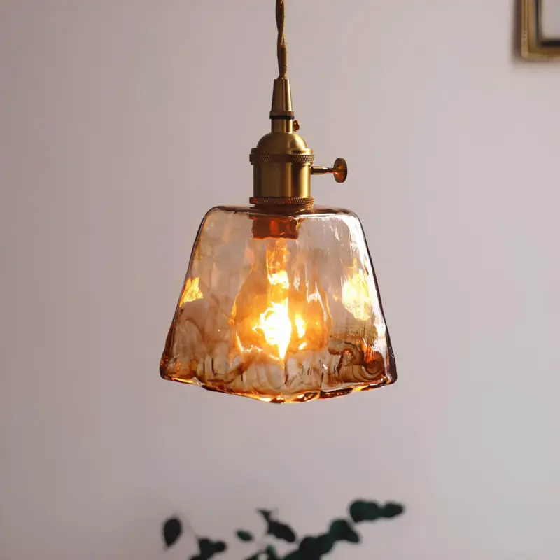 Levy retro led pendelleuchte gold metall glas wohnzimmer schlafzimmer esszimmer xlumina